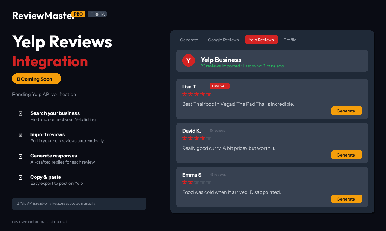 ReviewMaster Pro Beta gallery image