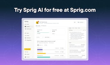 O feed dinâmico do Sprig AI Product Insights Feed exibe insights de usuários convincentes.