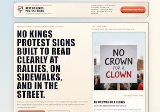 best no kings protest signs gallery image