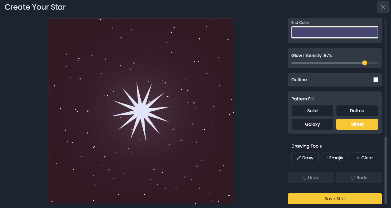 你是我的明星 - 忘记花，制作并给您的特殊星星媒体6