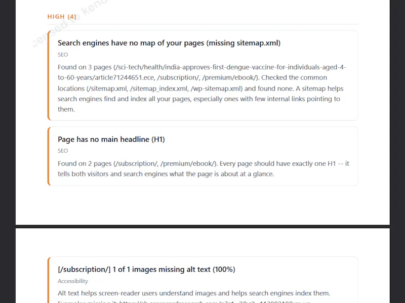 RenderAudit screenshot 7