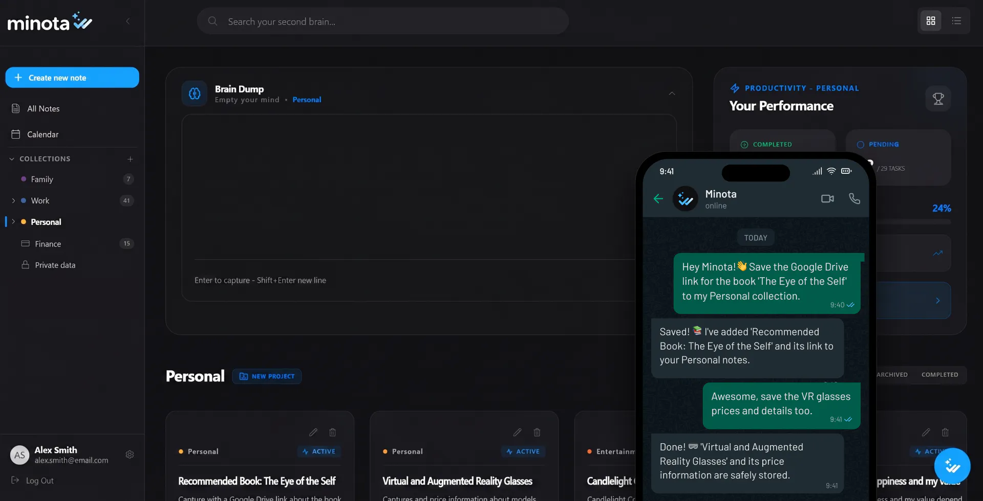 Minota screenshot
