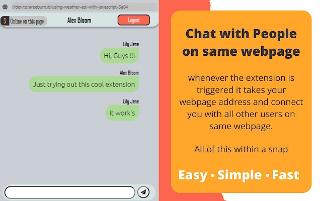 Live Chat - Chrome Extension gallery image