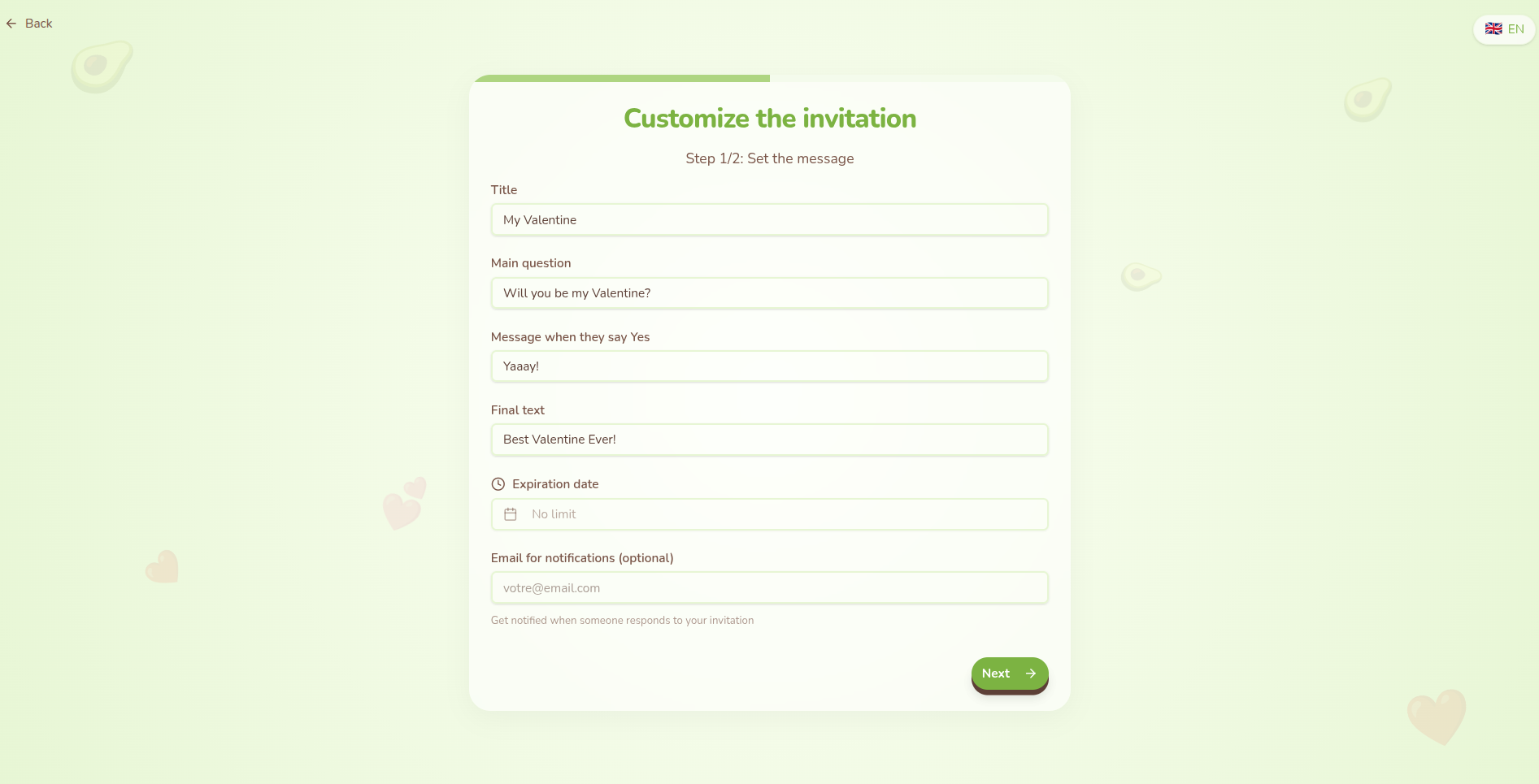 Valentine Day Invitation gallery image