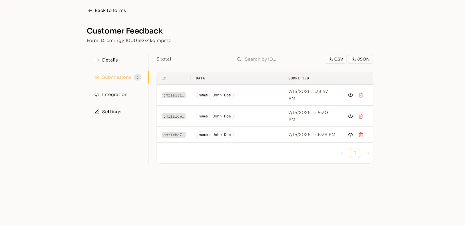 Formy screenshot 3
