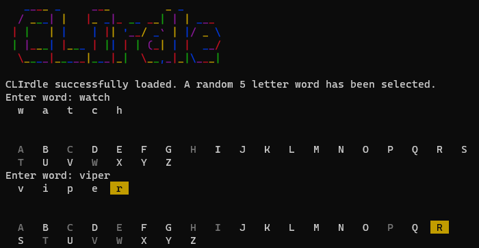 CLIrdle gallery image