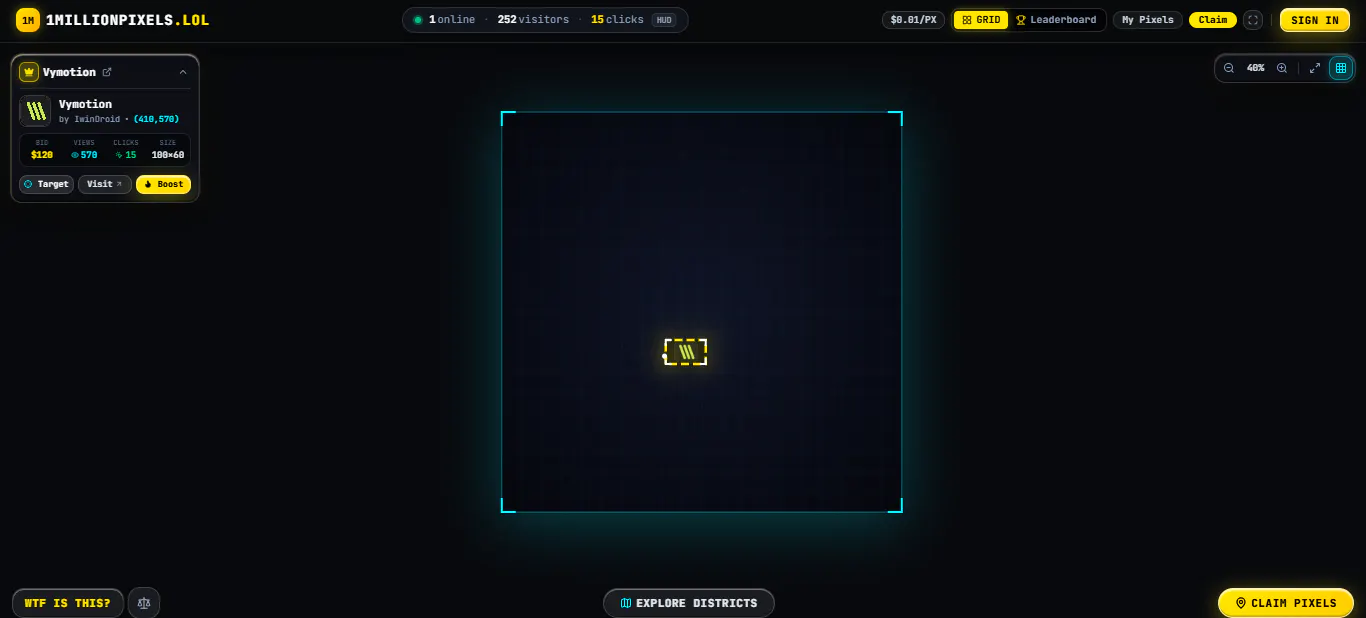 1 Million Pixels gallery image