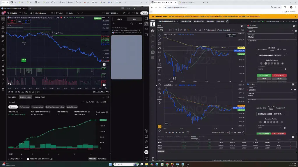 traderlinX: Tradingview to TopstepX  gallery image
