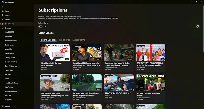 SmoothTube screenshot 2