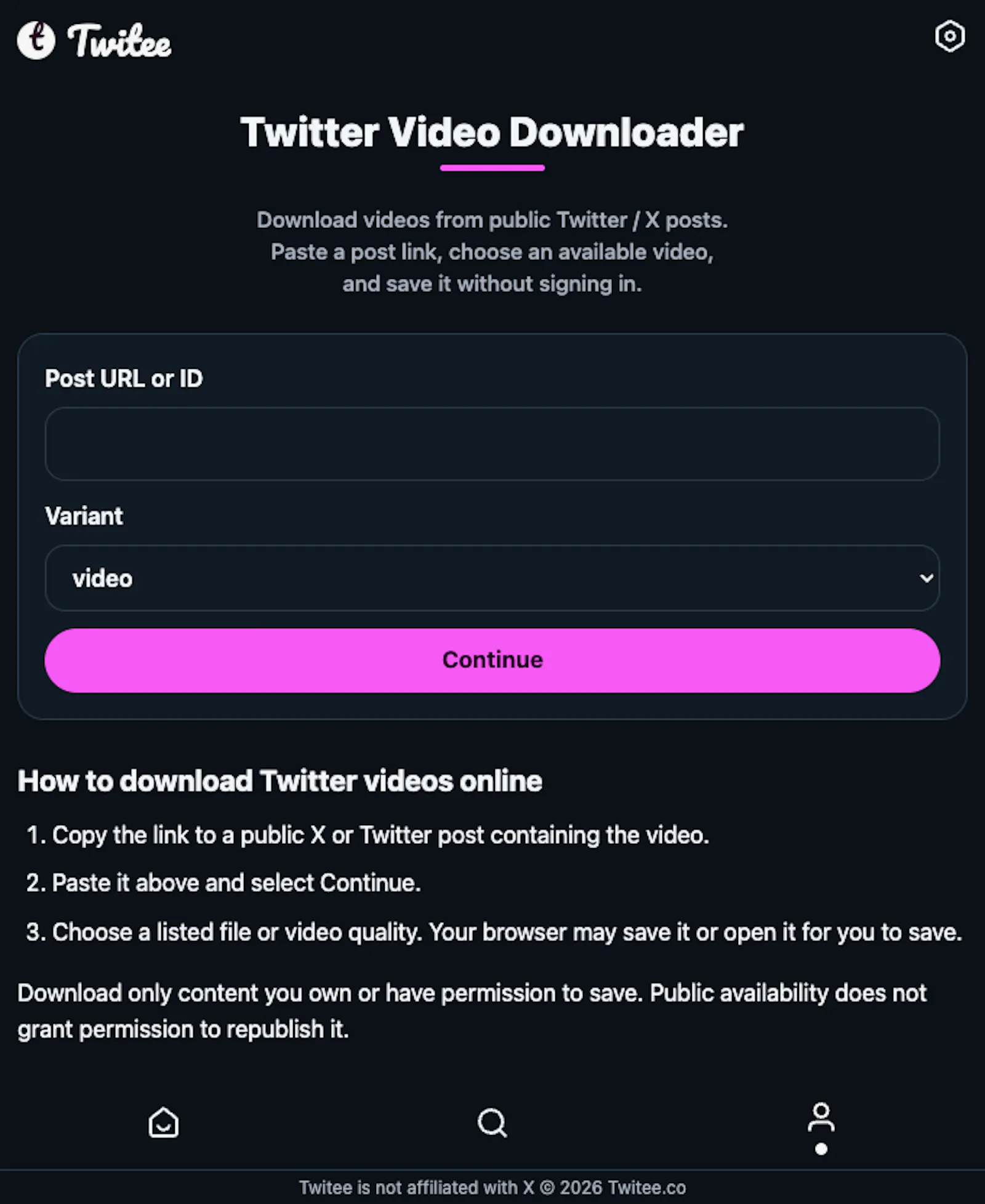 Twitee screenshot 5