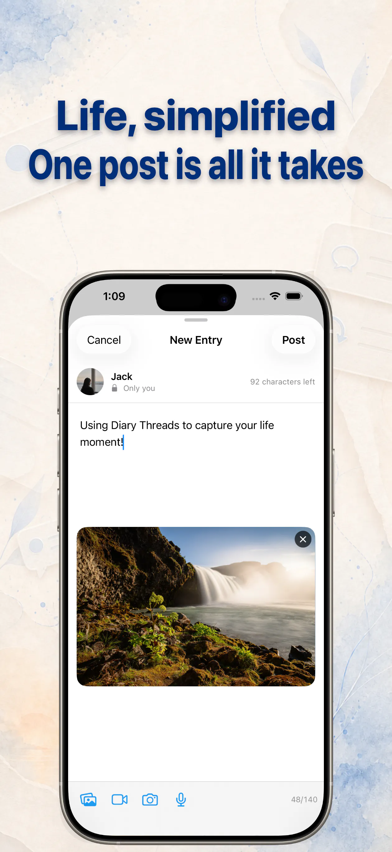 Diary Threads screenshot