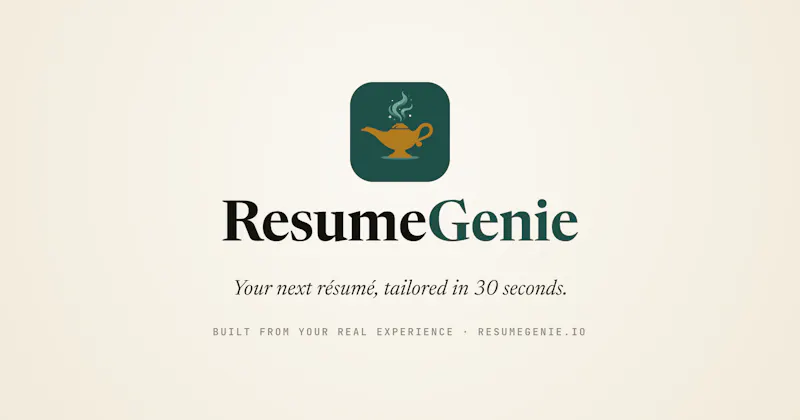 ResumeGenie screenshot 1