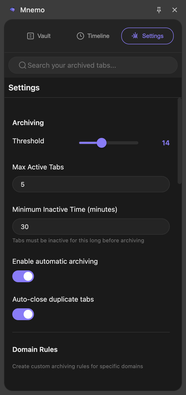 Mnemo - Screenshot 4 showing product features and functionality