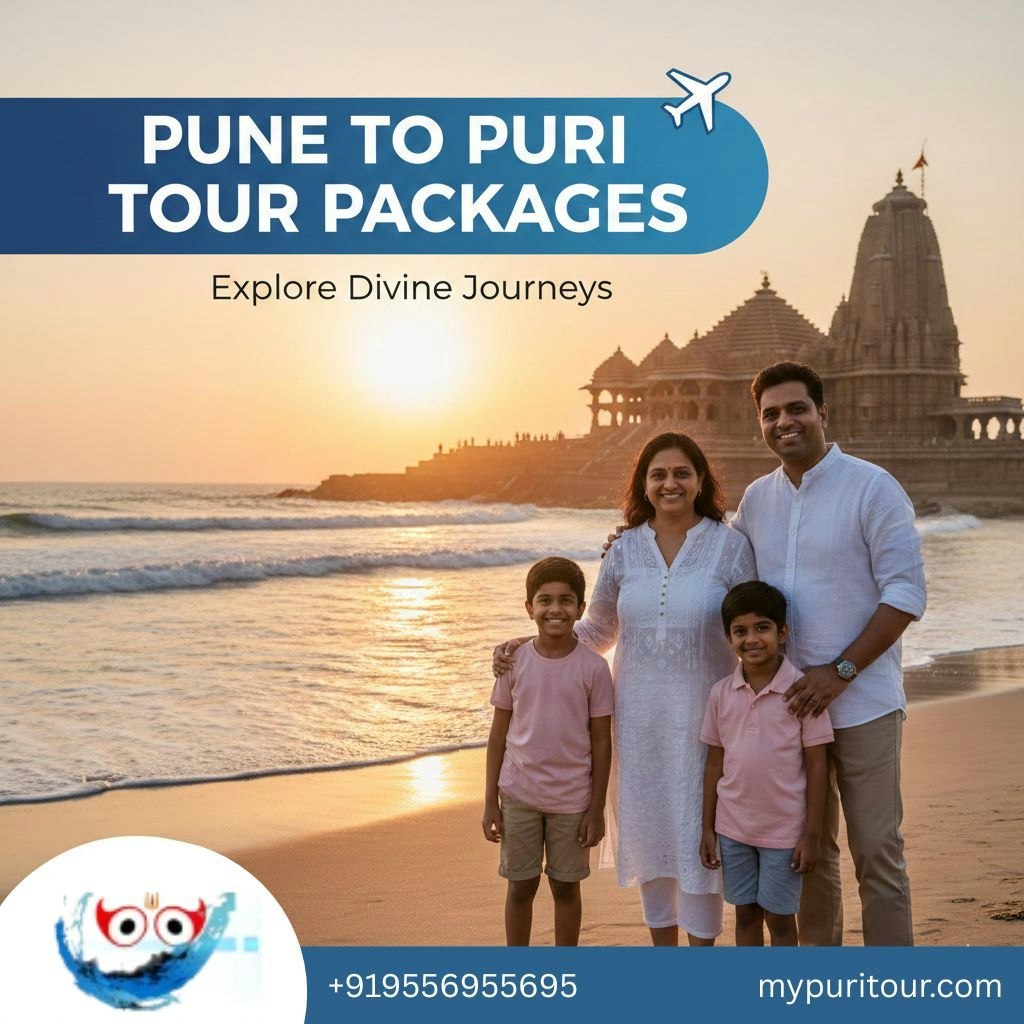 Pune to Puri Travel Options - Product Hunt launch logo and brand identity