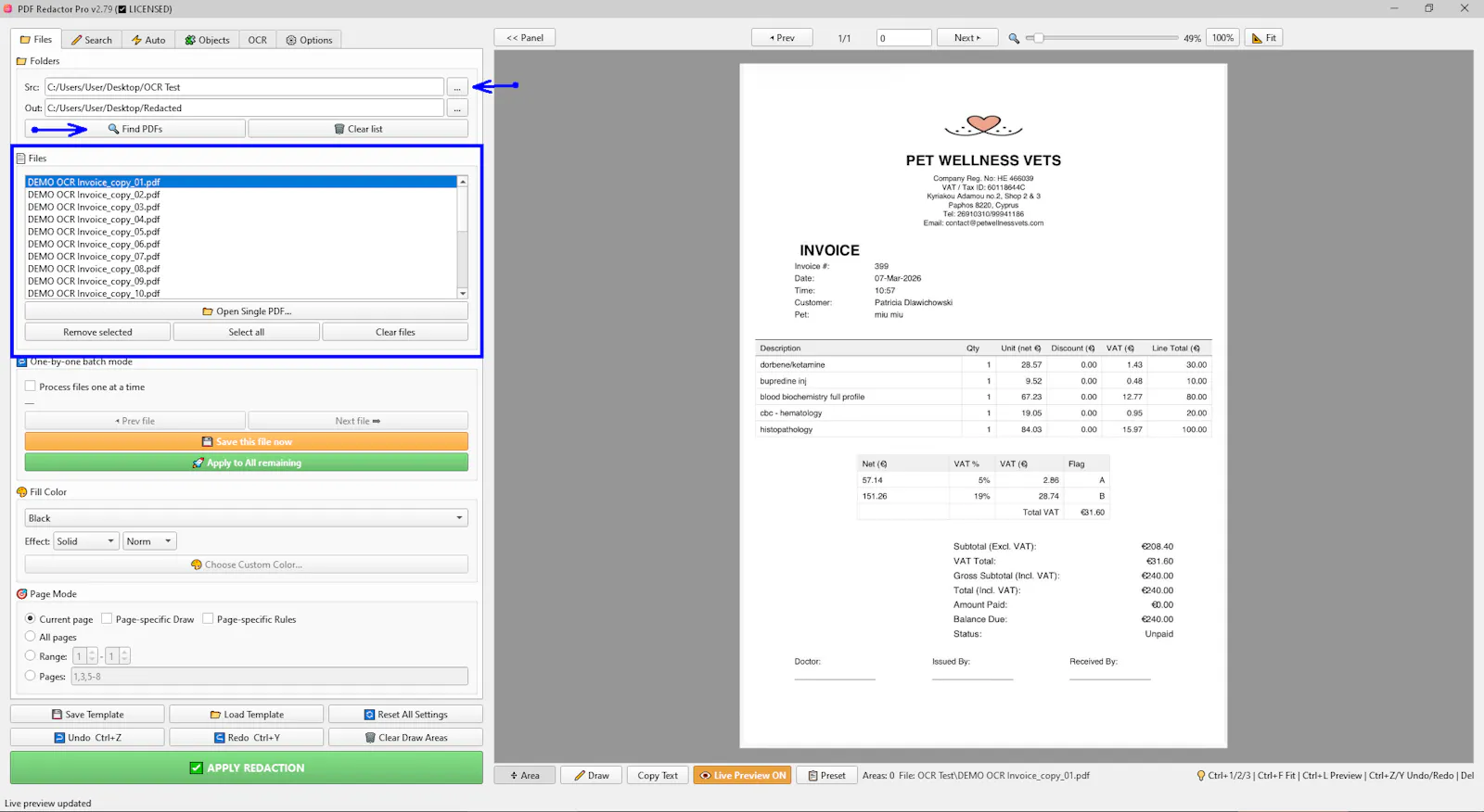 PDF Redactor Pro screenshot 5