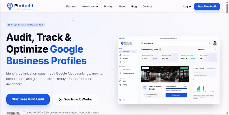 PinAudit screenshot 1 (video preview)