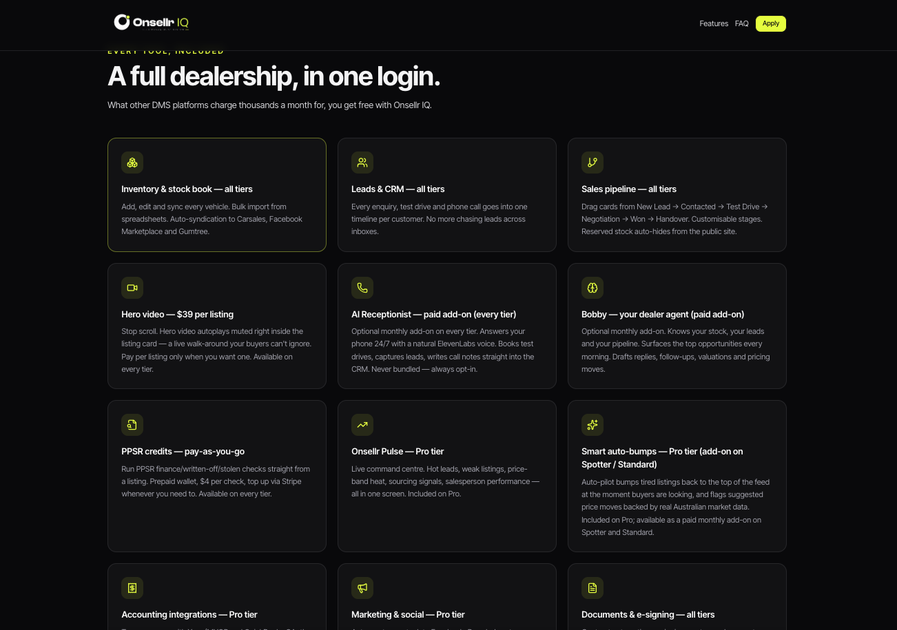 Onsellr IQ gallery image