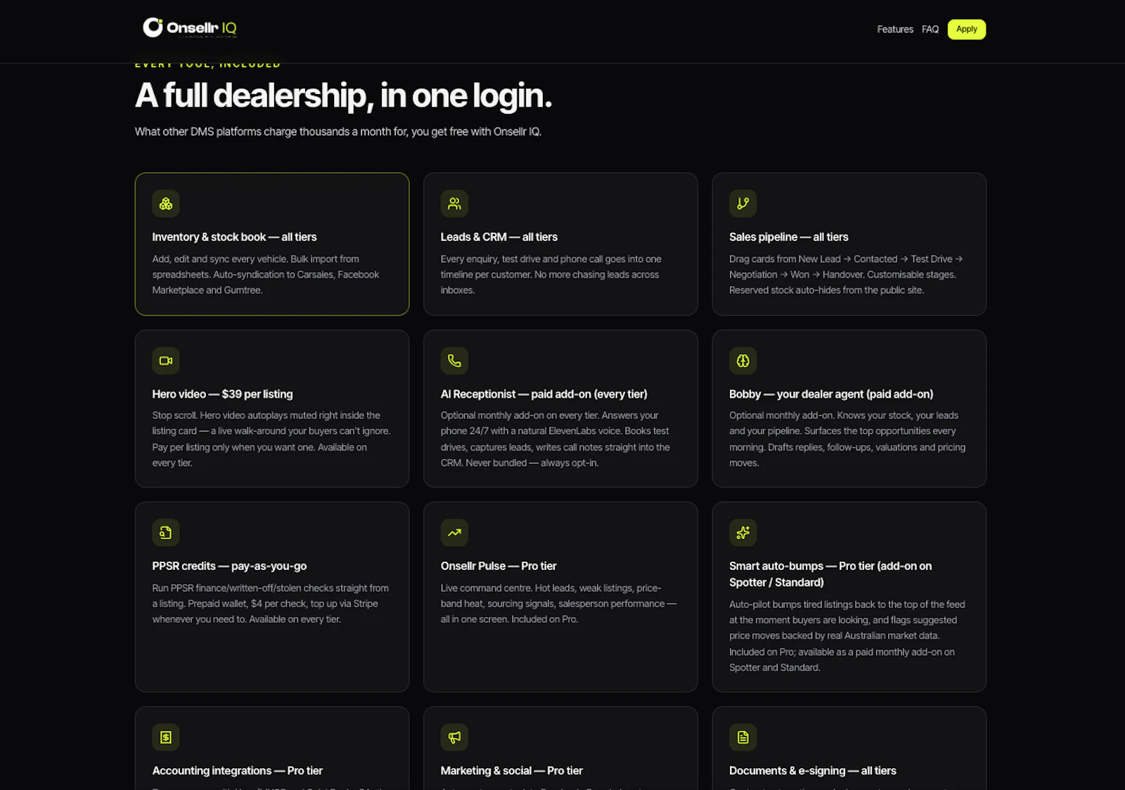 Onsellr IQ screenshot 5