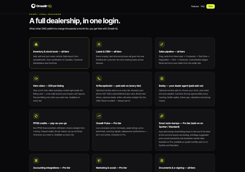 Onsellr IQ screenshot 5
