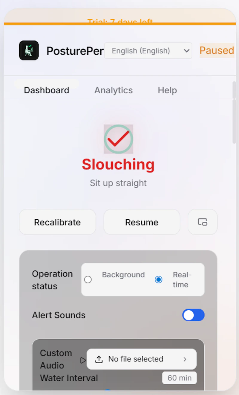PosturePerfect screenshot 5