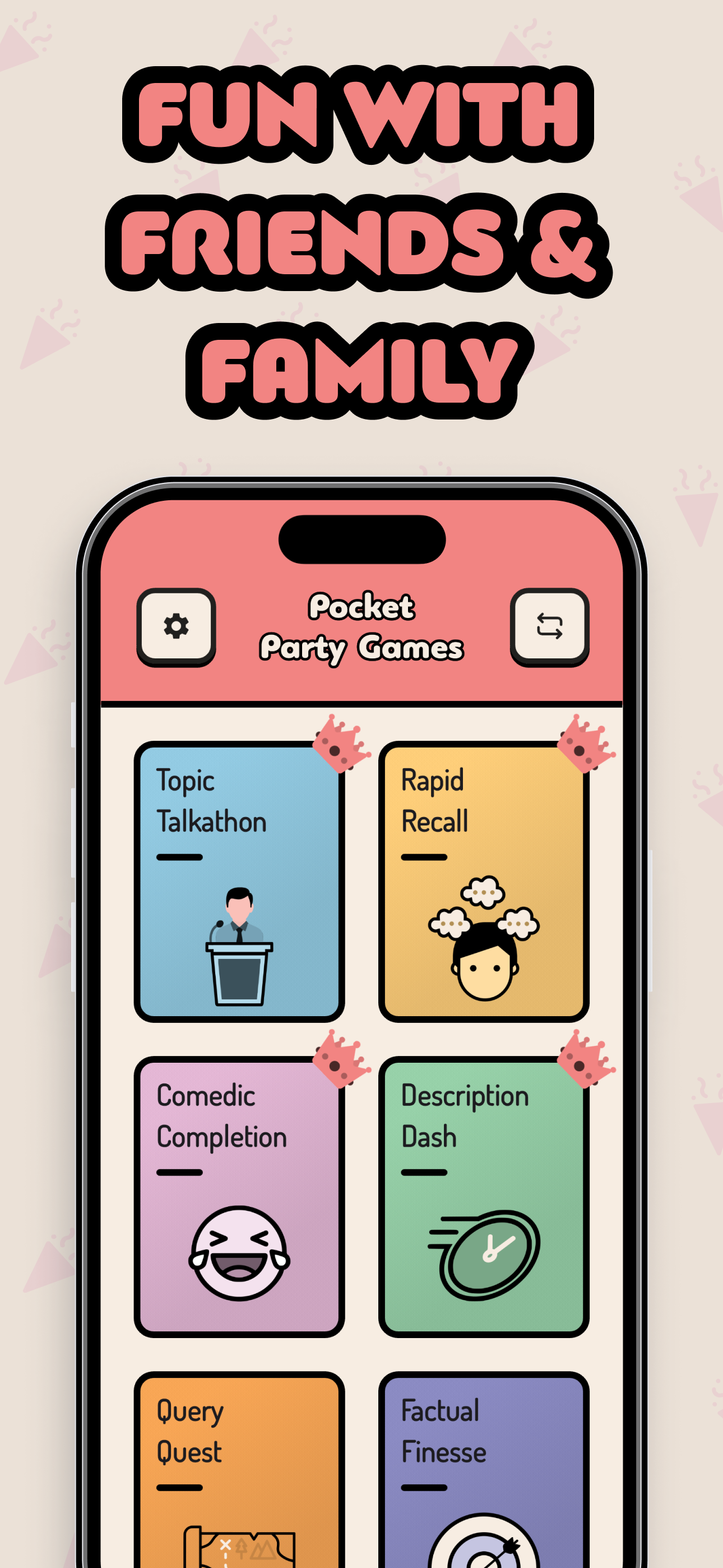 Juegos de fiesta de bolsillo - Divertida con amigas! media 2
