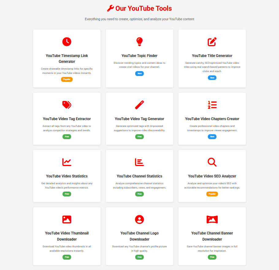 YT Timestamp - Screenshot 2 showing product features and functionality