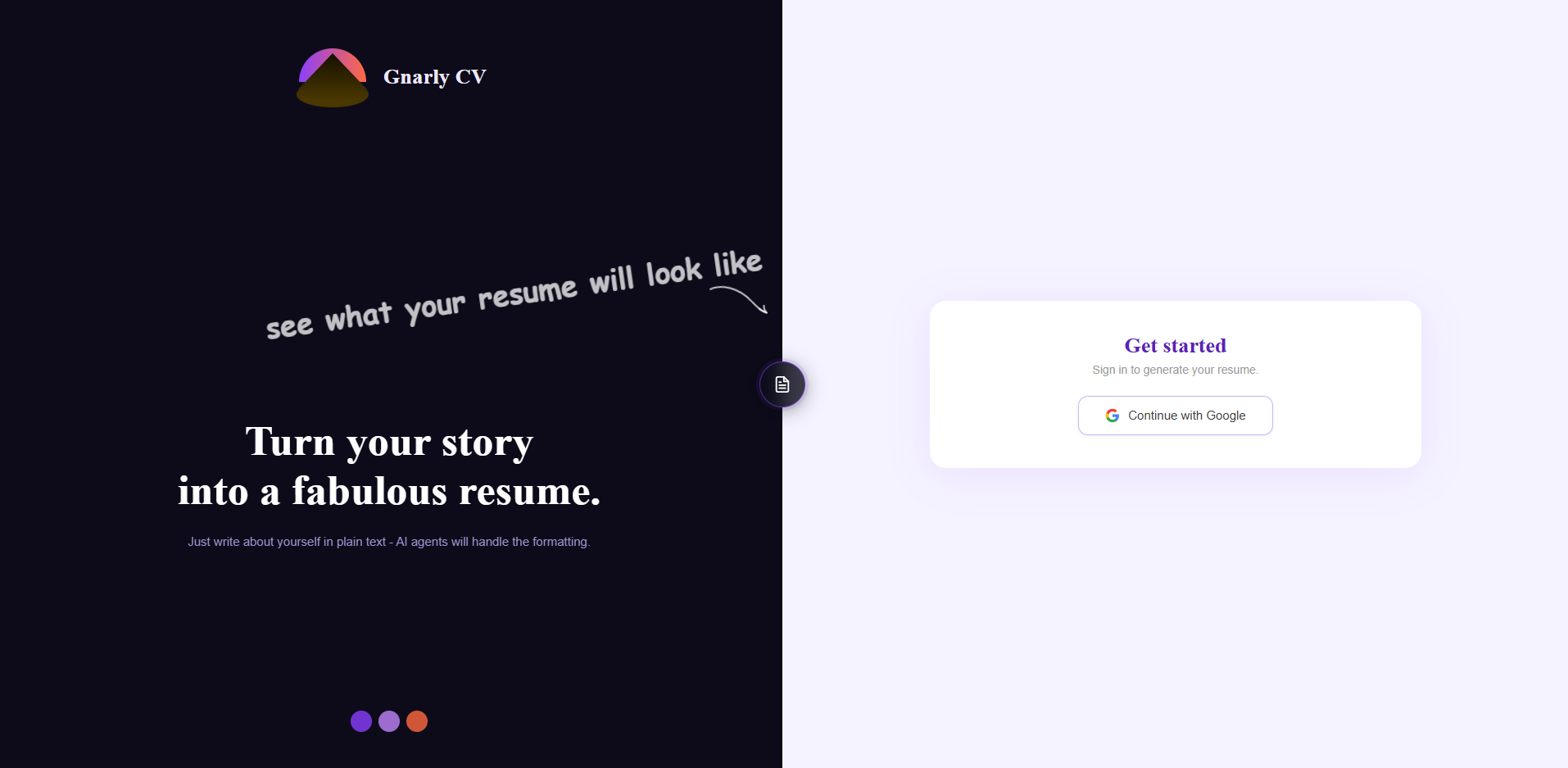 Gnarly CV gallery image