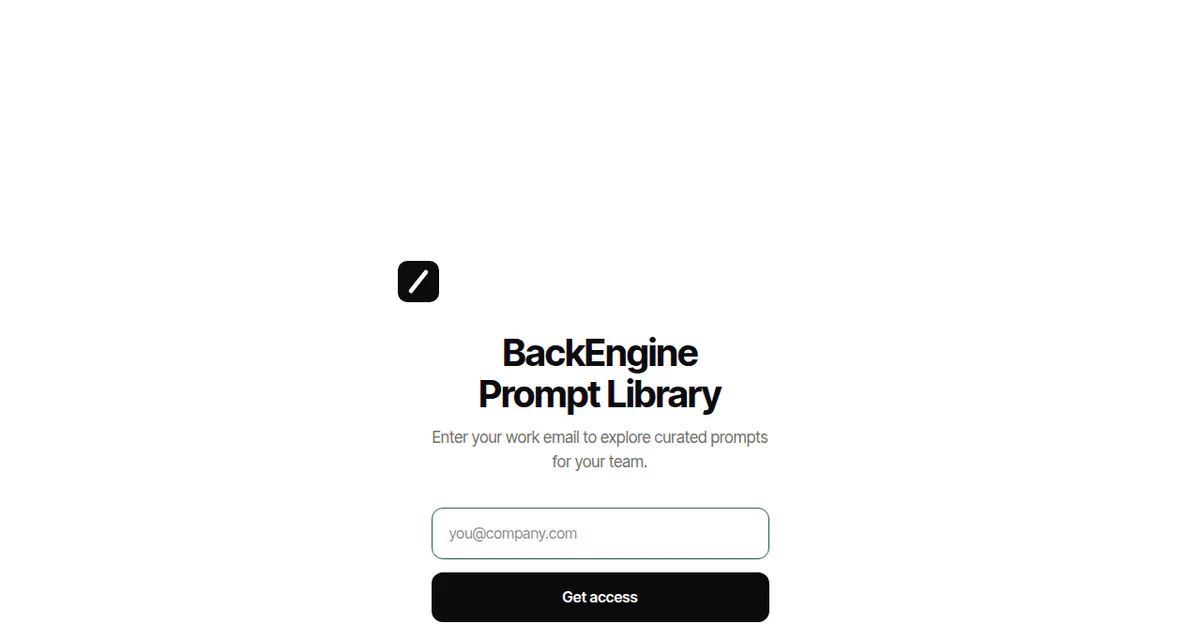 BackEngine Prompt Library gallery image