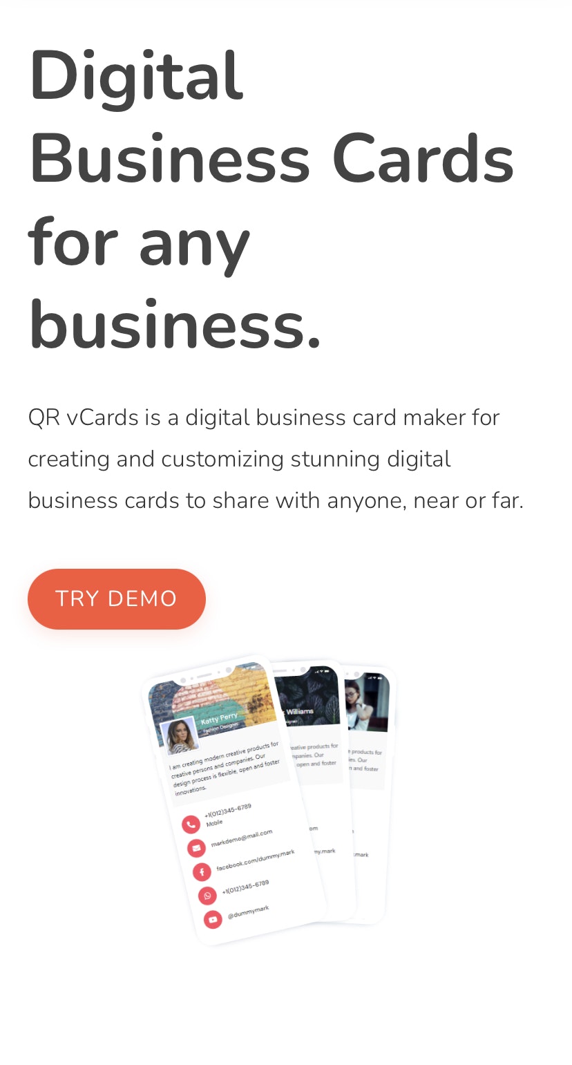 QRvCards gallery image
