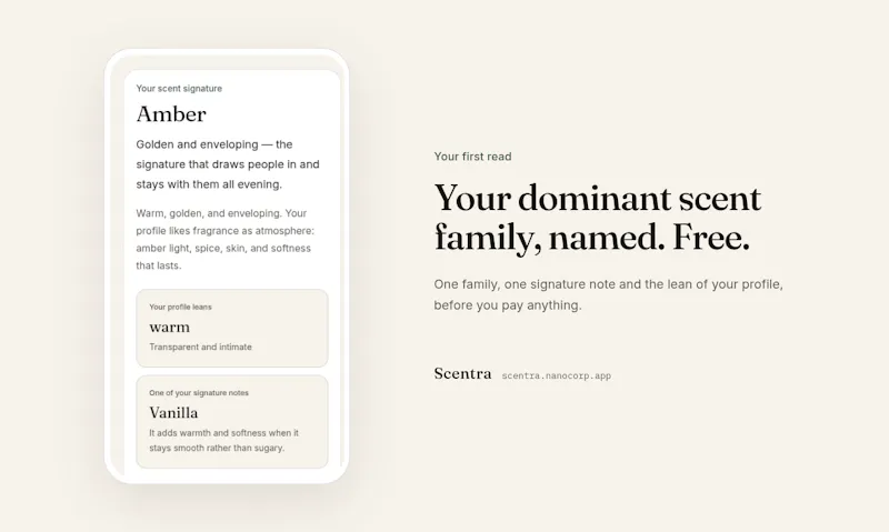 Scentra — Discover your scent signature screenshot 2