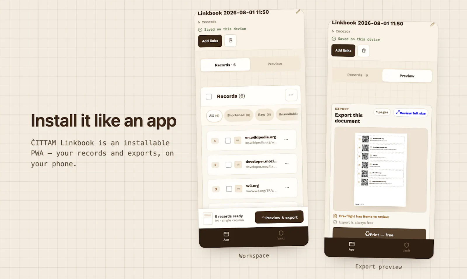 CITTAM LINKBOOK screenshot 4