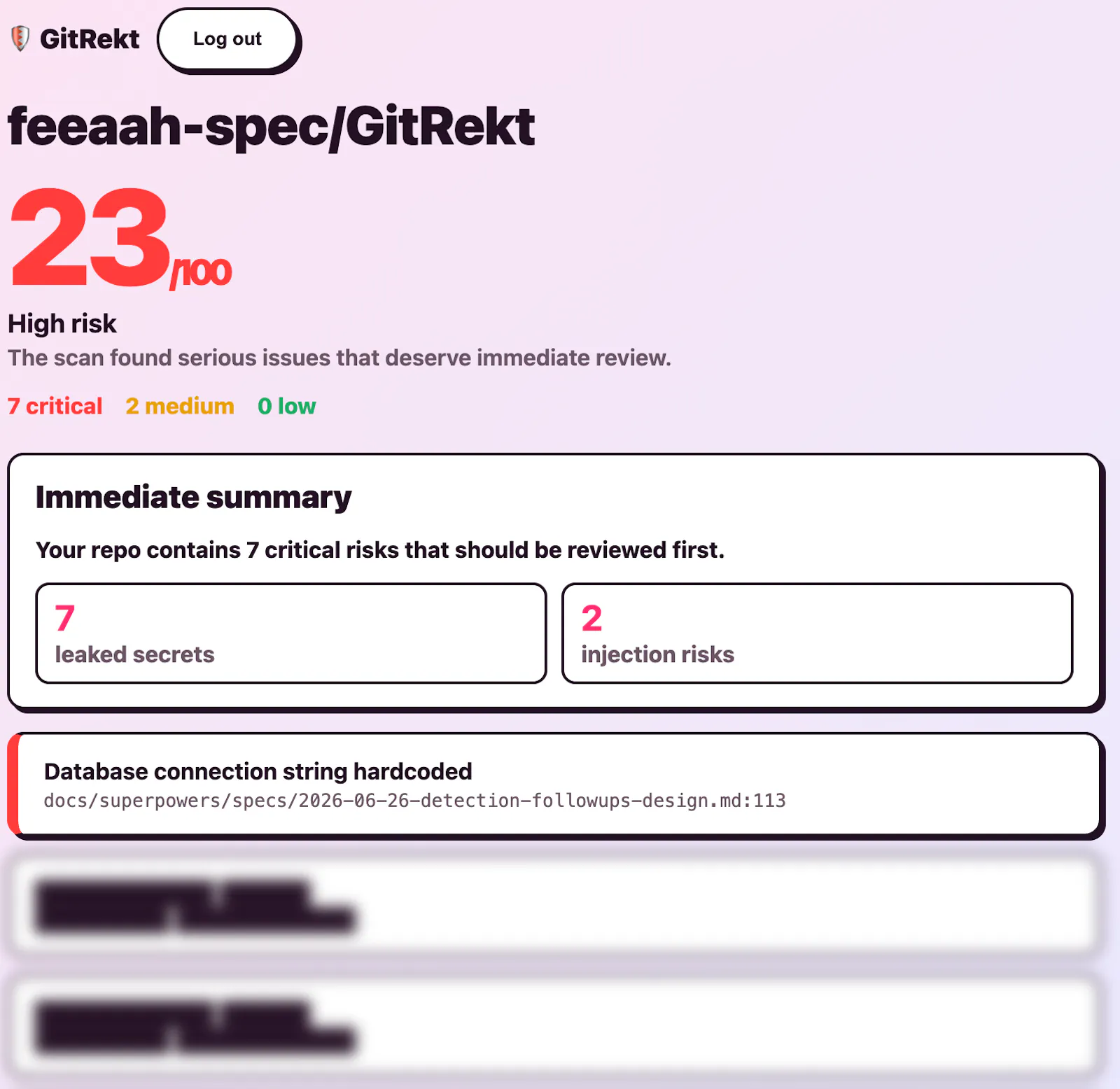 GitRekt screenshot 2