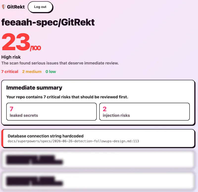GitRekt screenshot 2