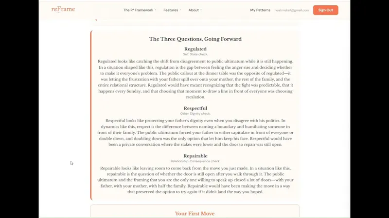 reFrame screenshot 1 (video preview)