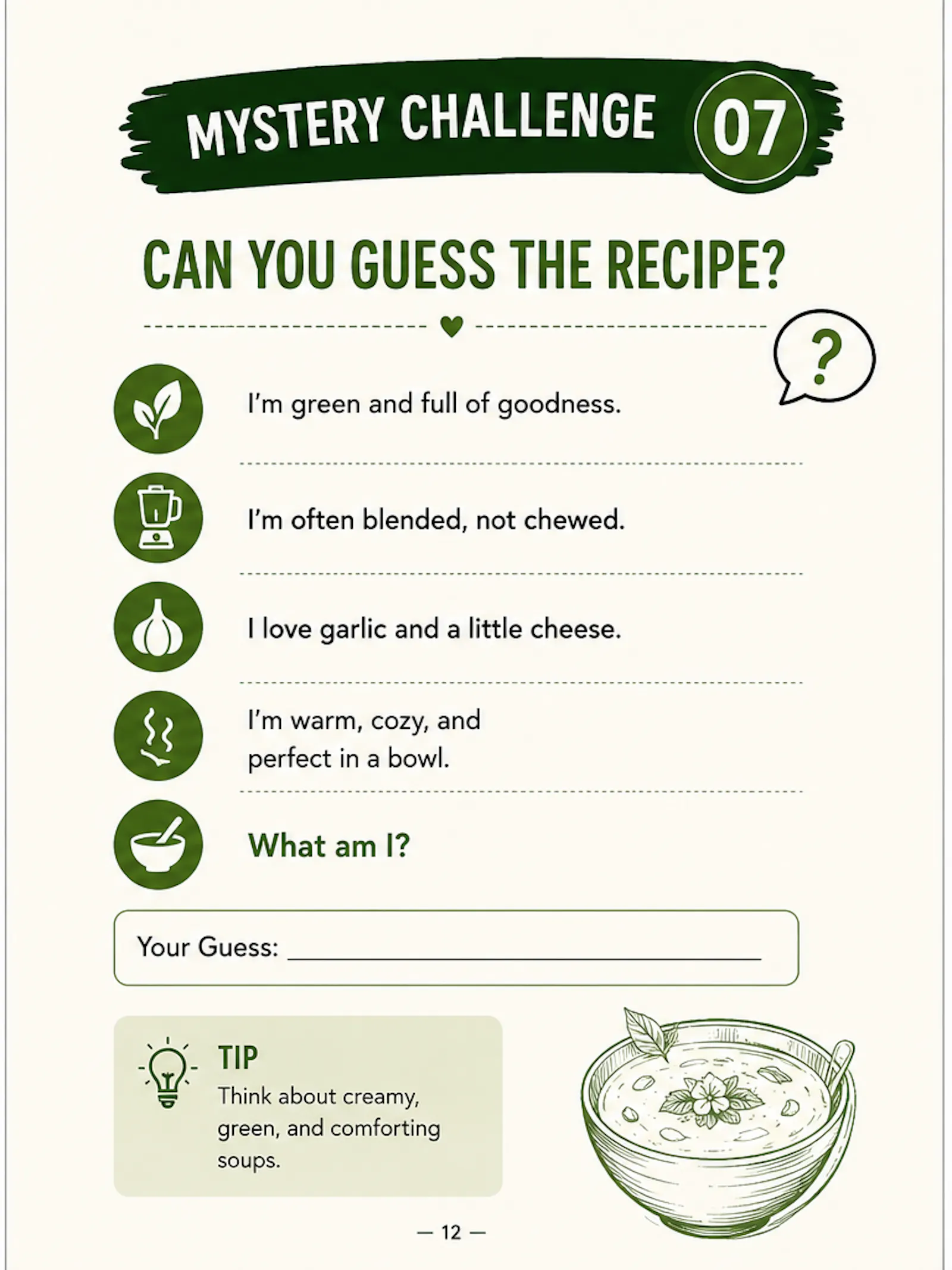 The Mystery Recipe Book screenshot 1