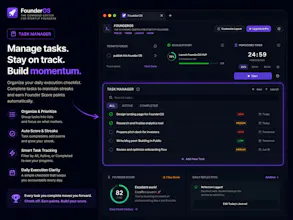 FounderOS — Command Center for Founders gallery image