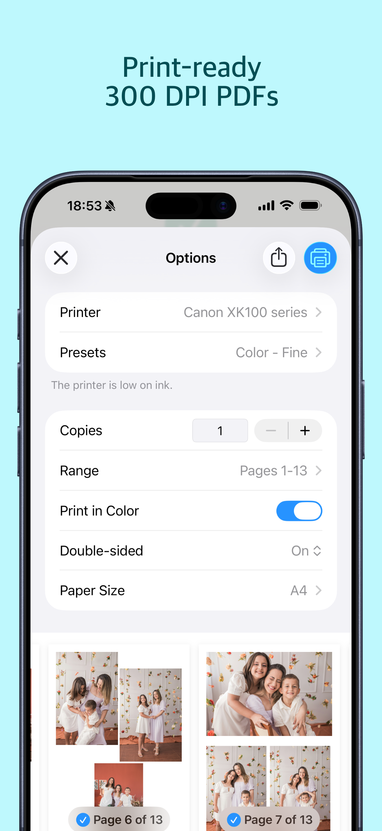 Printora - Screenshot 4 showing product features and functionality