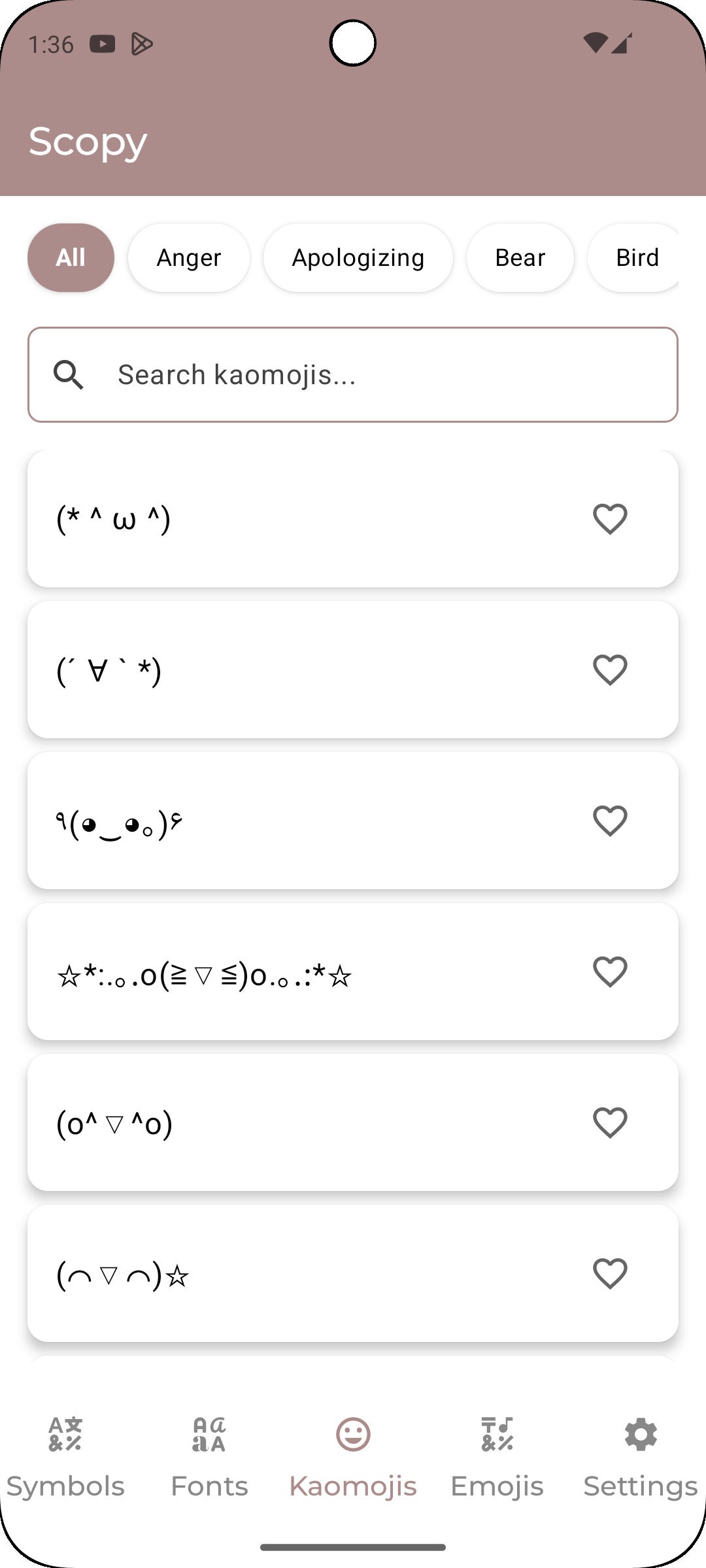 Scopy: Symbols, Fonts & Kaomojis gallery image