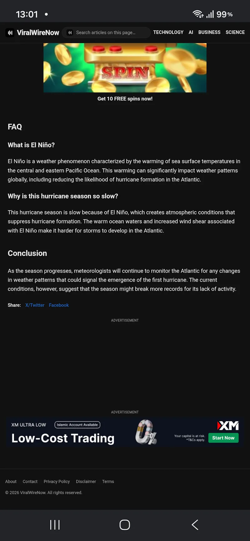 ViralWireNow screenshot 2