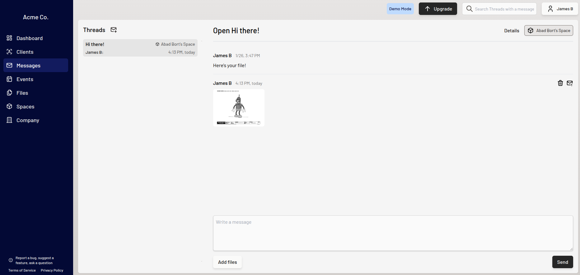MakeWay (client portal) - Screenshot 2 showing product features and functionality