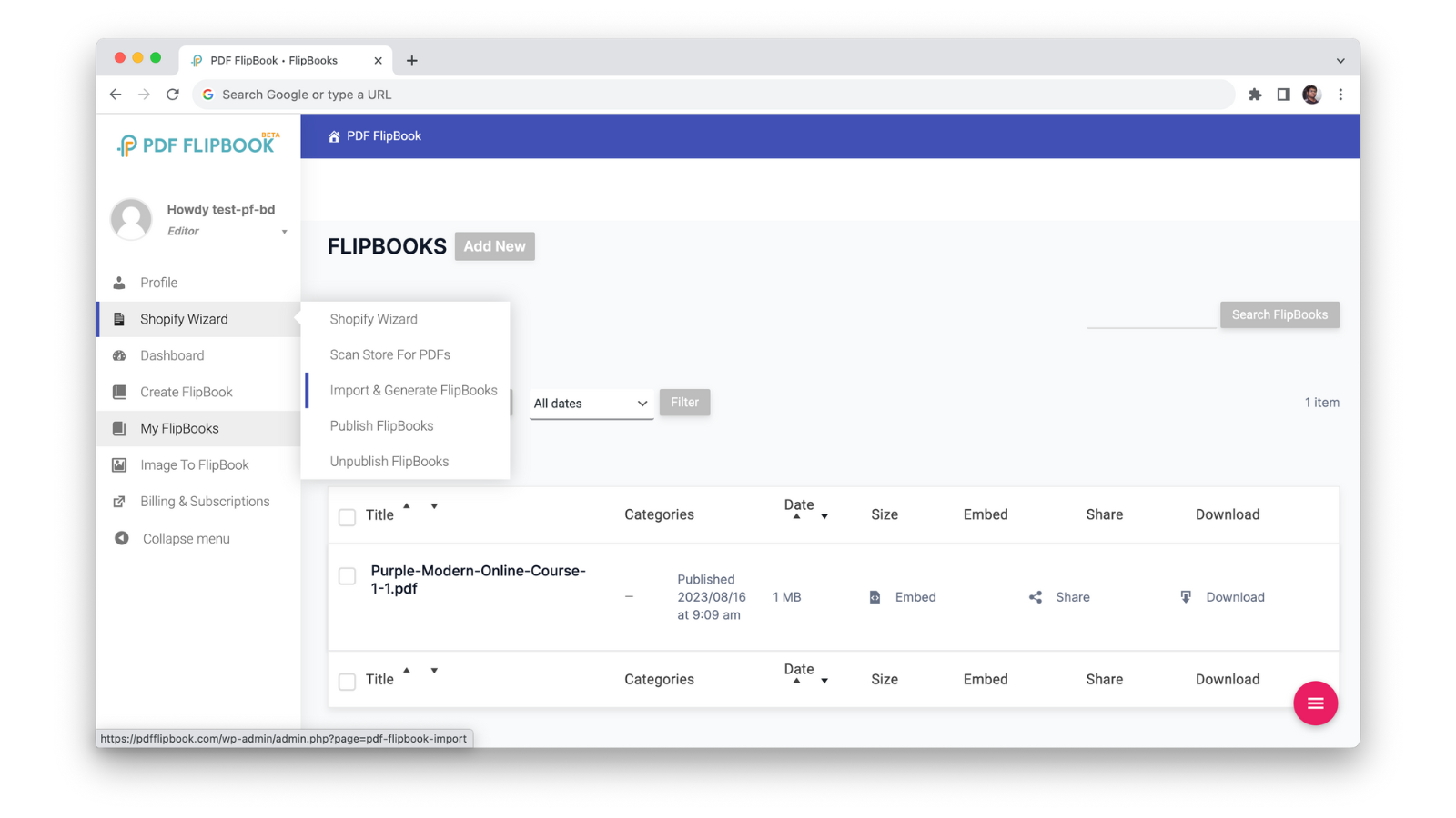 TNC PDF Flipbook Shopify -app - PDF's weergeven met interactieve flipbook in Shopify Store media 3