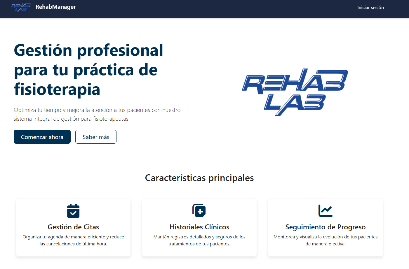 ClinicApp - Main product screenshot demonstrating key features and user interface