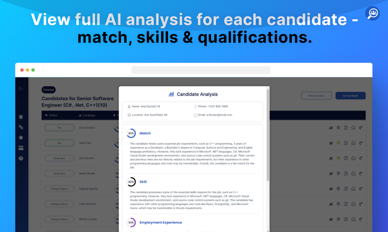 Talentscreener.ai - पैमाने पर स्क्रीनिंग को स्वचालित करें मीडिया 2