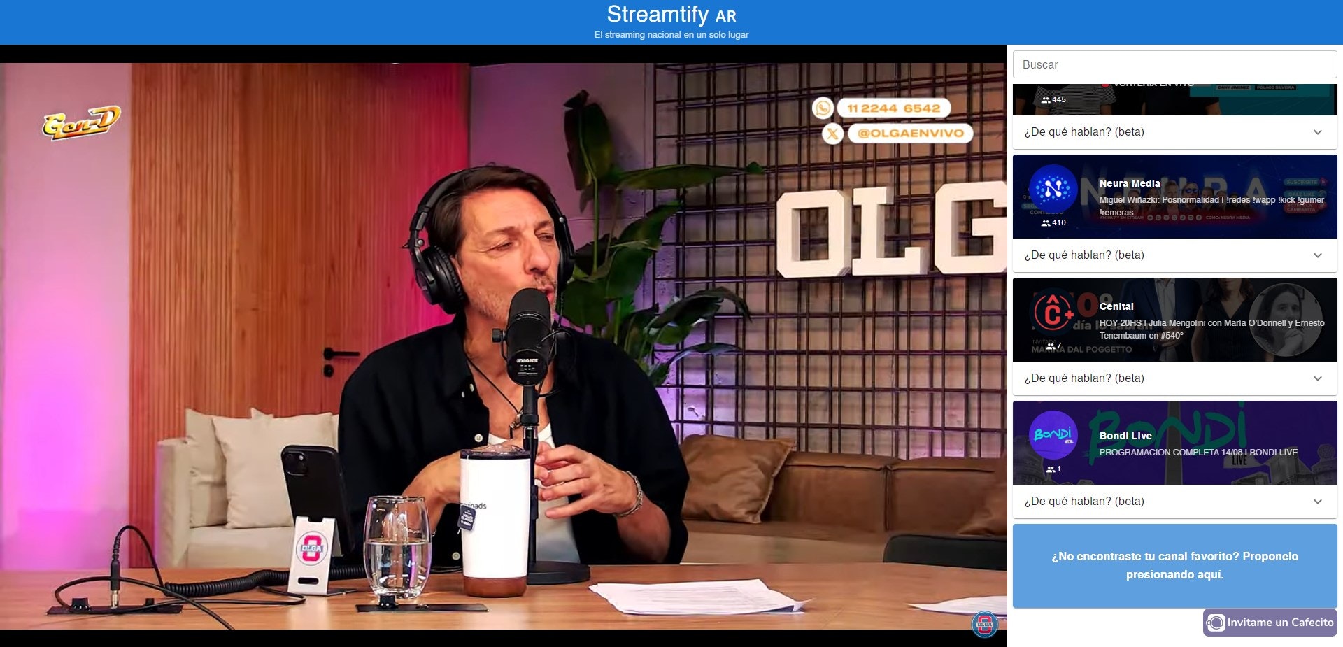 Streamtificeren media 1