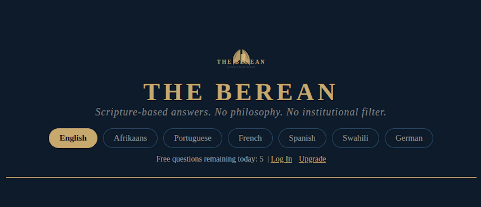 The Berean screenshot 2