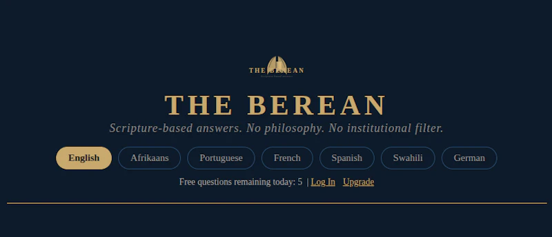 The Berean screenshot 2