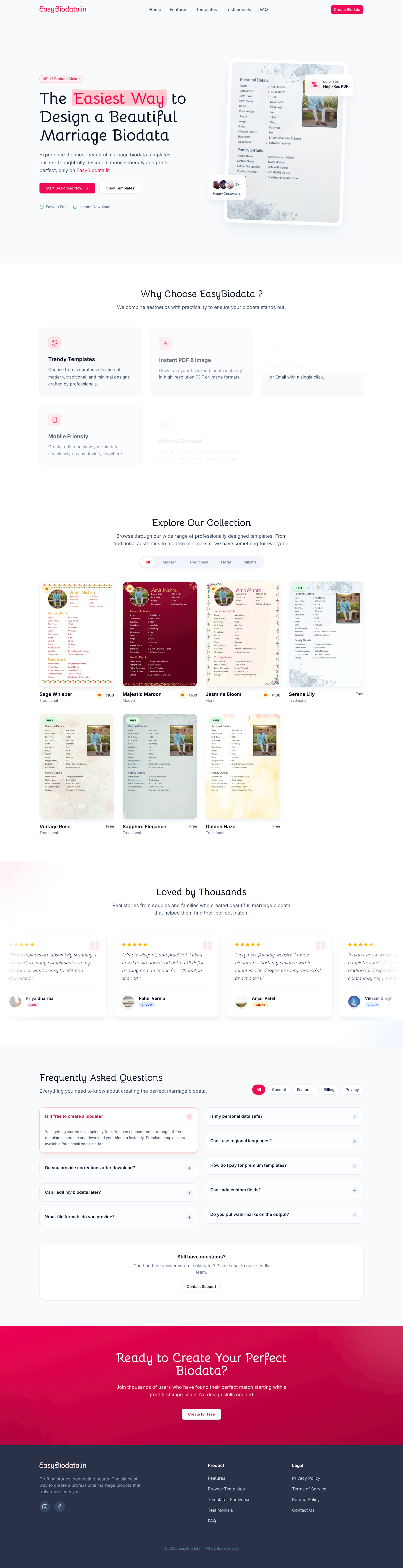 EasyBiodata gallery image