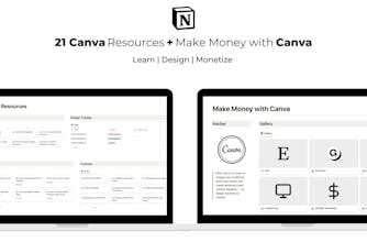 Canva Resources Notion Template gallery image