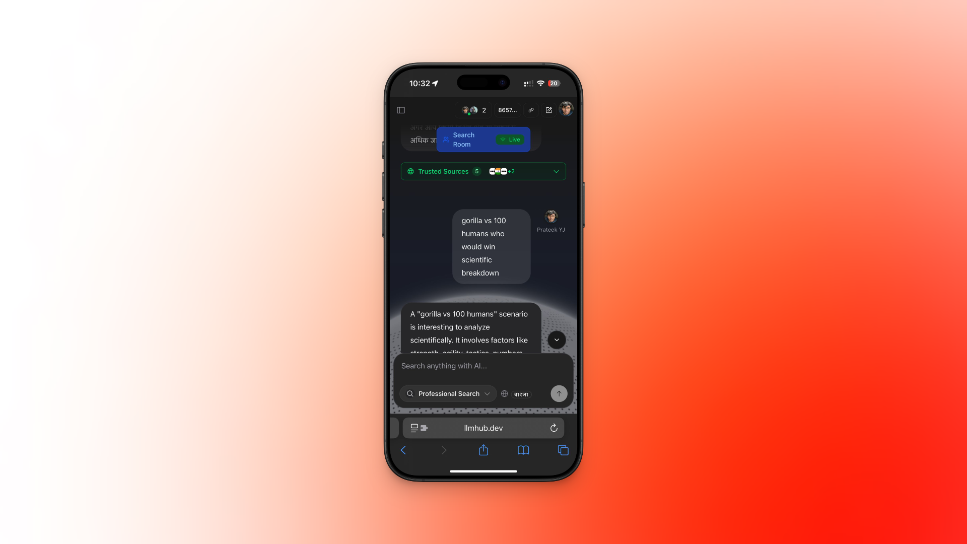Llmhub - Совместный поиск в реальном времени с агентами искусственного интеллекта для команд медиа 3