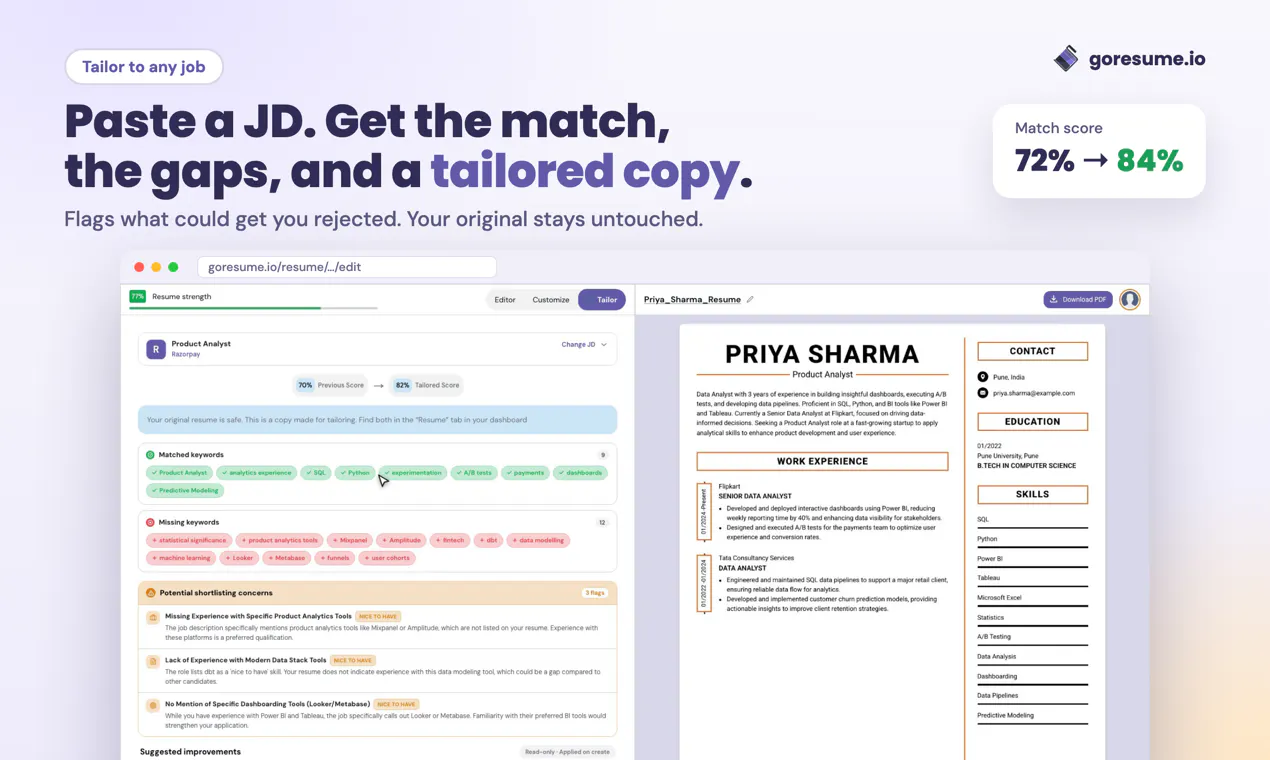 GoResume gallery image